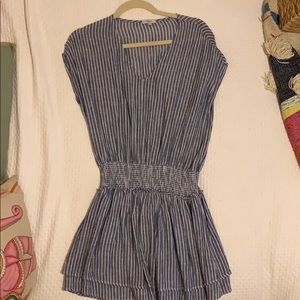 Rails blue and white striped dress